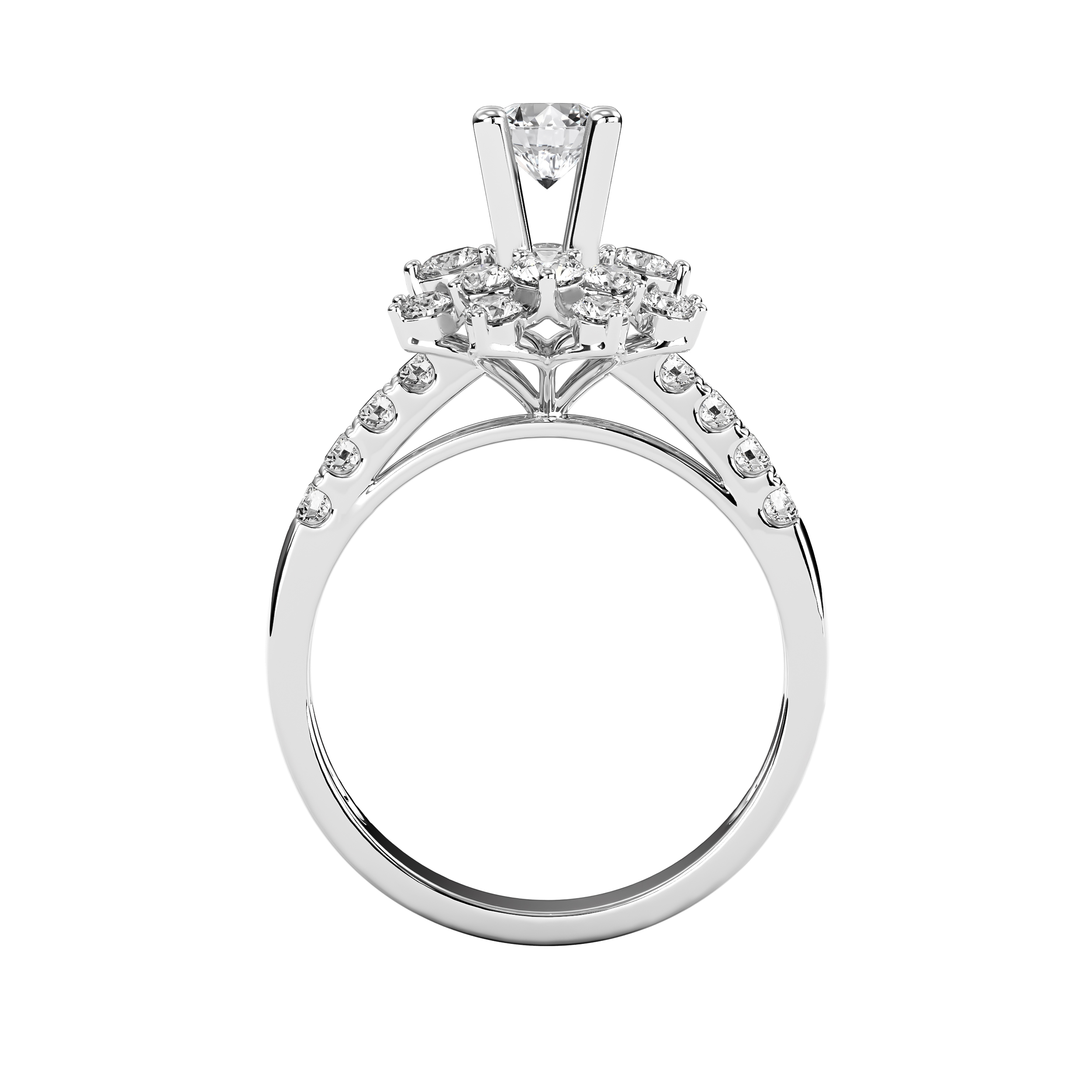 NHẪN KIM CƯƠNG NỮ 18K VNF2022052676